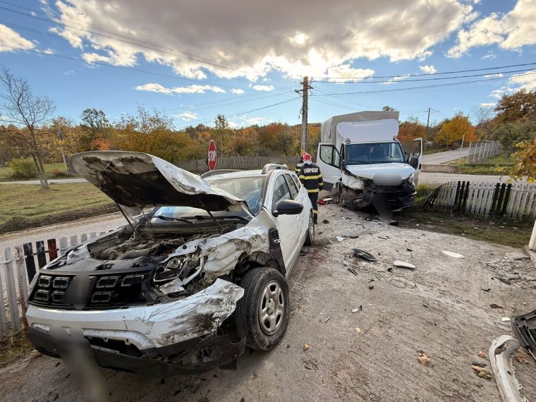 Accident la Baiculesti Arges O persoana spitalizata