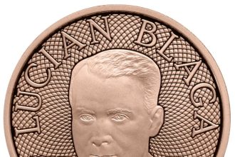 BNR a lansat o moned la 130 de ani de Lucian Blaga