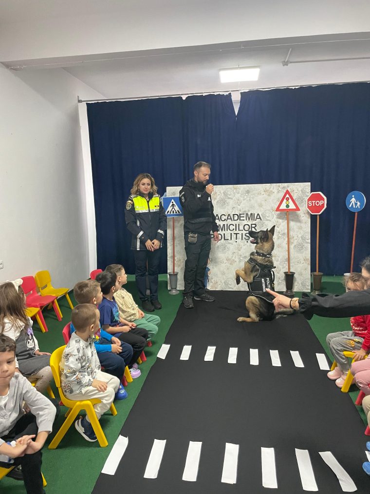 Cainele erou al IPJ Arges favorit al copiilor