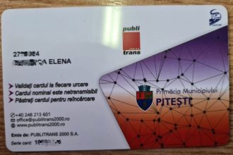 De cand va fi gata cardul Publitrans pentru Pitesti