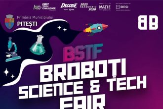 Elevii de la Bratianu isi aduc roboii in Pitesti