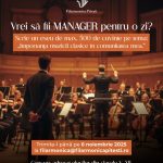 Inedit Fii managerul Filarmonicii Pitesti o zi