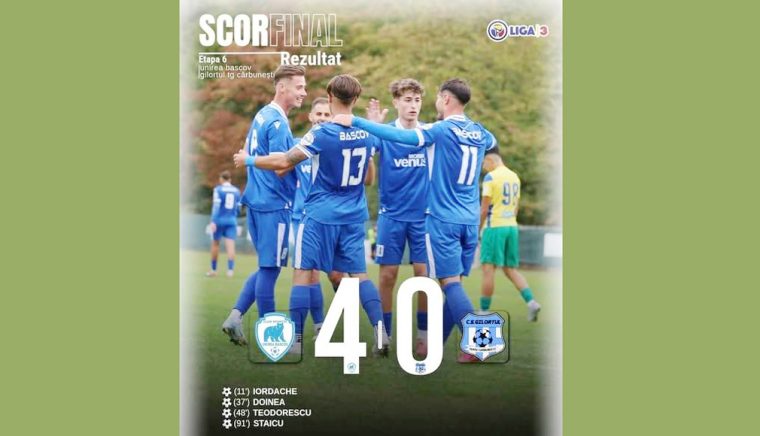 Primarul Stancu este fericit echipa Bascov a castigat