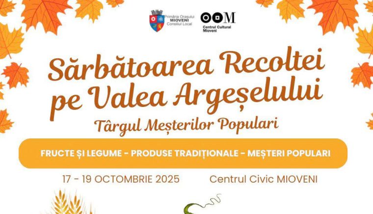Producatorii si mestesugarii sunt invitati la targul de toamna Mioveni