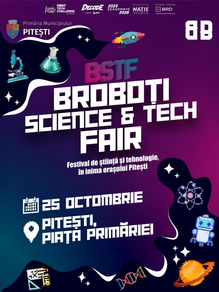 Reamintire eveniment stiintific si tehnologic 25 octombrie Pitesti