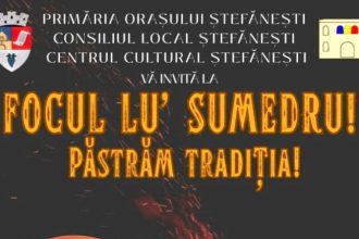 Se aprinde Focul lui Sumedru in Stefanesti