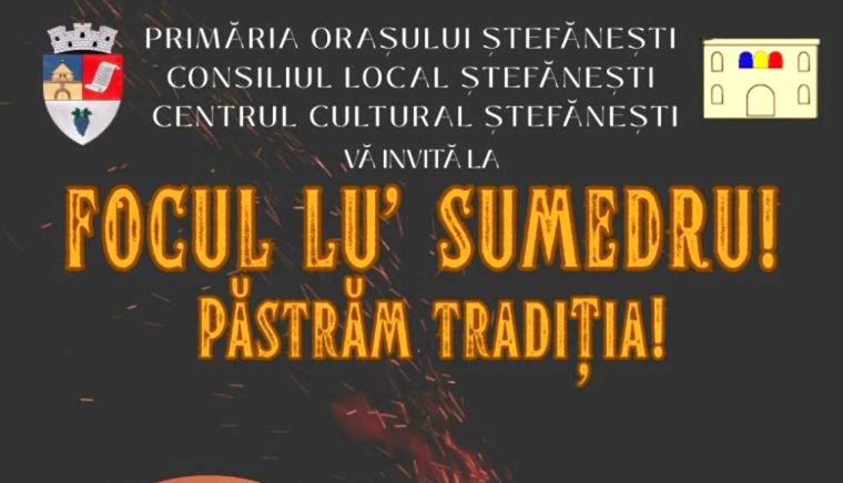 Se aprinde Focul lui Sumedru in Stefanesti