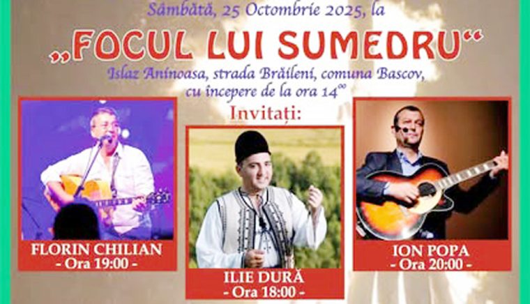 Spectacol grandios la Bascov de Focul lui Sumedru