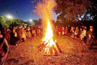 Traditia Focului lui Sumedru continua la Mioveni