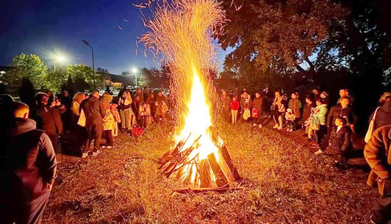 Traditia Focului lui Sumedru continua la Mioveni