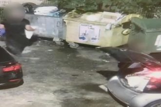 Video Surprinsi aruncand moloz la ghene in Trivale