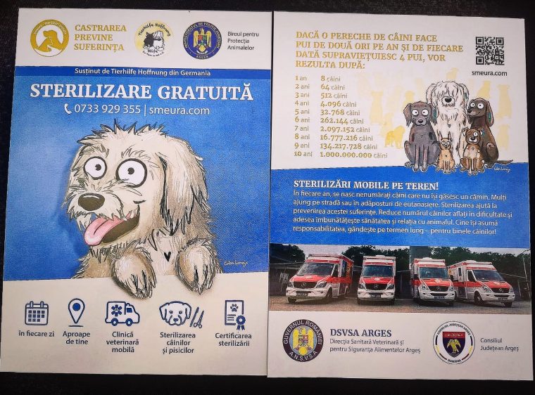 Ziua Internationala a Animalelor Politistii sustin sterilizarea si adoptia