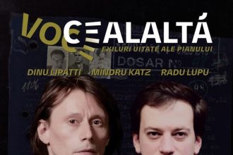 Actorul Marius Manole si pianistul Mihai Ritivoiu la Filarmonica Pitesti