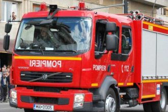 Bacau Microbuz cu 18 pasageri din Moldova a ars