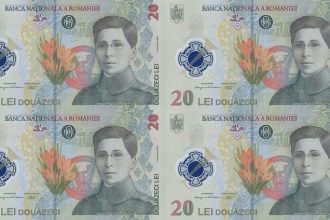 Banca Nationala a Romaniei lanseaza o coala speciala de 20 lei