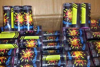 Captura impresionanta in Ilfov 2 tone de artificii confiscate