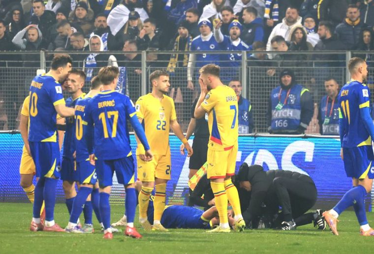 FRF va anunta UEFA dupa incidentele din Bosnia