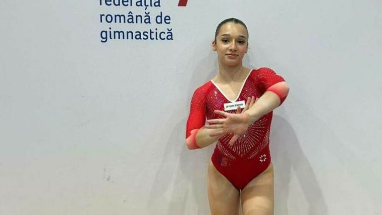 Gimnasta Alexia Blanaru a castigat bronzul la sarituri