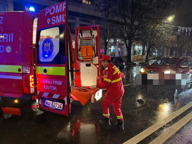 Interventie rapida la accident in Pitesti prim ajutor acordat