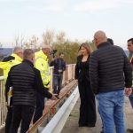 Lucrari avansate la podul de la Cateasca