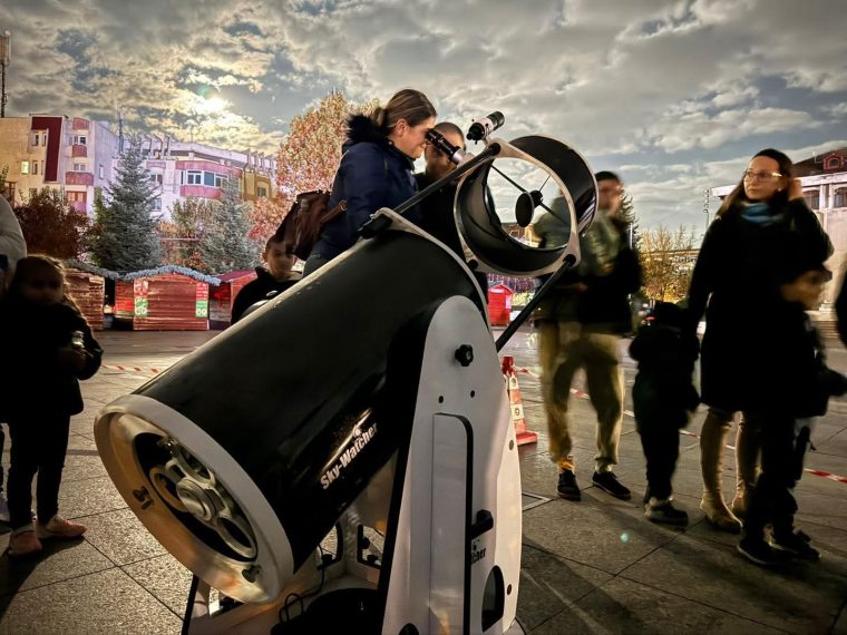 Observatii astronomice in Mioveni