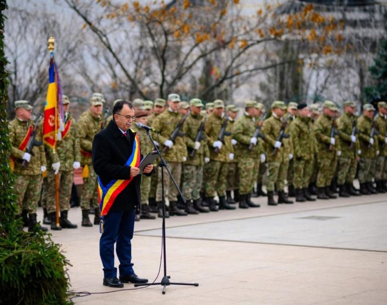 Parada militara de Ziua Nationala la Mioveni