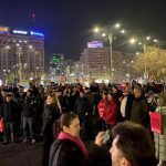 Protest la Palatul Victoria impotriva pensiilor speciale