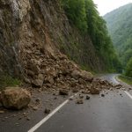 Trafic restrictionat pe Valea Oltului zona Boita