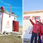 Vandalii au incendiat acoperisul refugiului salvamontistii l au refacut