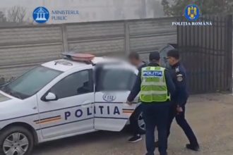 Video Reinut de poliiti dupa ce a ameninat soia