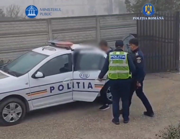 Video Reinut de poliiti dupa ce a ameninat soia