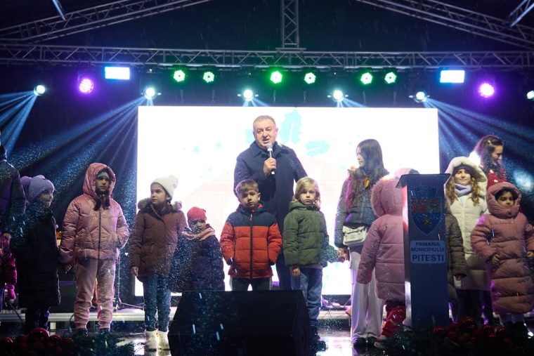 Video Targul de Cracun Pitesti 2025 a fost deschis