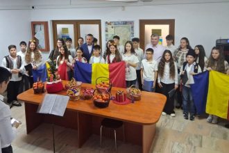 Ziua Nationala sarbatorita anticipat de copiii din Bradu