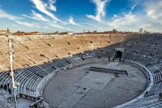 Arena romana din Verona pregatita pentru Olimpiada 2026