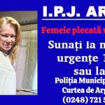 Arges Femeie disparuta concubinul a anuntat disparitia