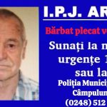 Barbat de 82 de ani disparut din Cosesti