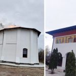 Exclusiv Cum arata biserica de la Cerbu dupa incendiu