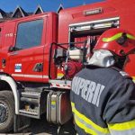 Incendiu pe A1 la intrarea in Bucuresti