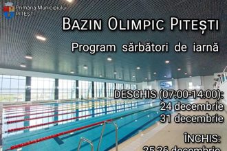 Program special de sarbatori la Bazinul Olimpic