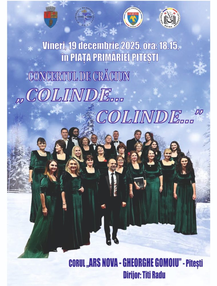 Programul concertelor de weekend la Targul de Craciun Pitesti