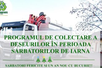 Programul de colectare a deseurilor de sarbatori Pitesti