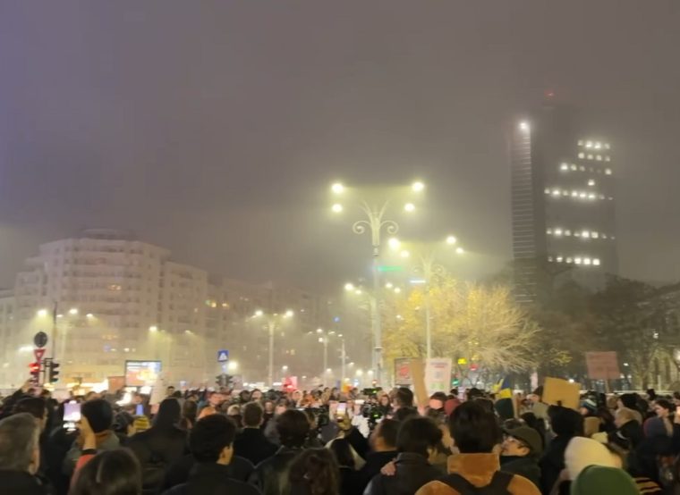 Protestele din Piata Victoriei continua a patra zi