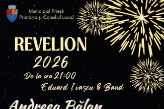 Revelion 2026 in Piata Primariei Pitesti