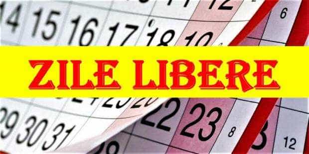 Sarbatorele legale din 2026 in Romania zile libere si vacante