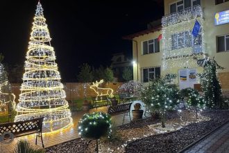 Se deschide patinoarul si se aprinde iluminatul festiv