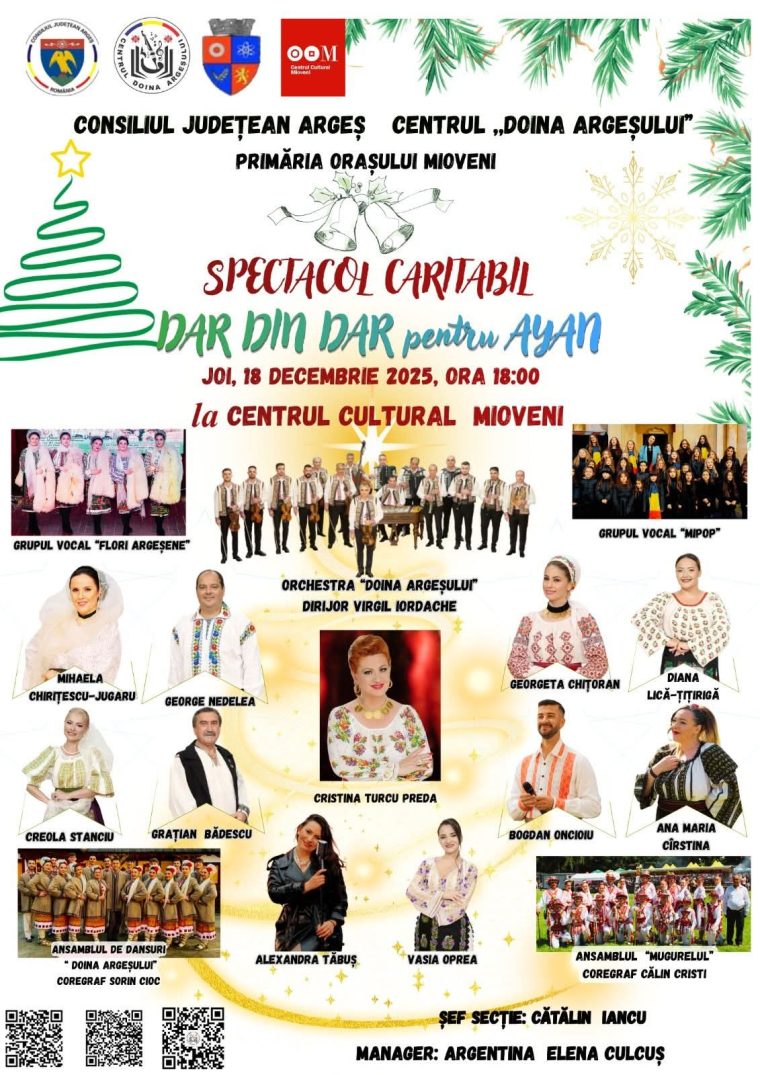 Spectacol caritabil Dar din Dar pentru Ayan la Mioveni