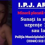 adolescenta disparuta cauta de politistii din arges
