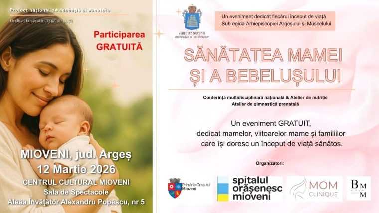 Gratuit Conferinta si atelier de nutritie pentru parinti