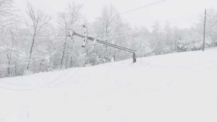 Iarna lasa Romania in intuneric localitati fara curent