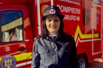 Interventie rapida in Arges la un accident Lt Mihaela Neagoe apreciata de colegii de la ISU